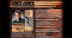 Desktop Screenshot of 2020homeinspection.com