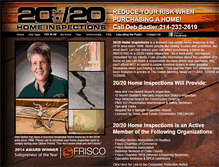 Tablet Screenshot of 2020homeinspection.com